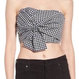 NWT✨ Gingham Socialite Top